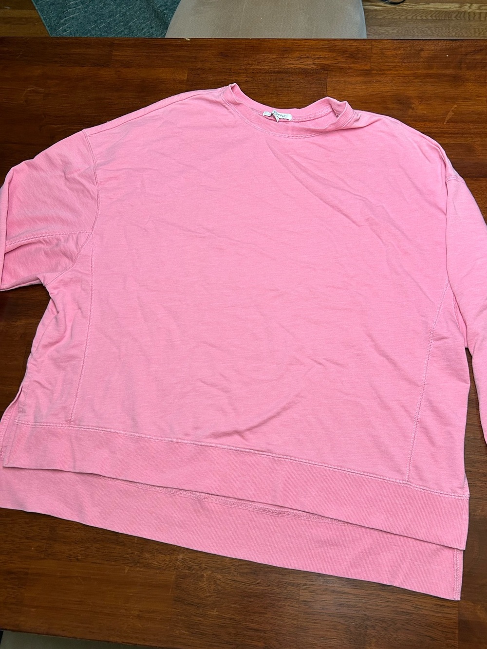 Z supply sweatshirt pink oversized medium
